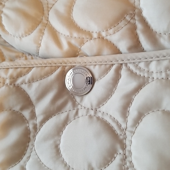 Coach Monogram Jacket Color: Tan Sz:S - Picture 9 of 10